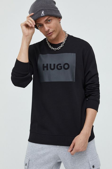 Hugo bluza bawełniana 50467944