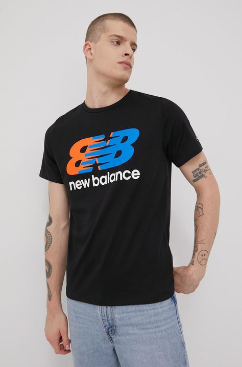 New Balance t-shirt treningowy MT11071BM