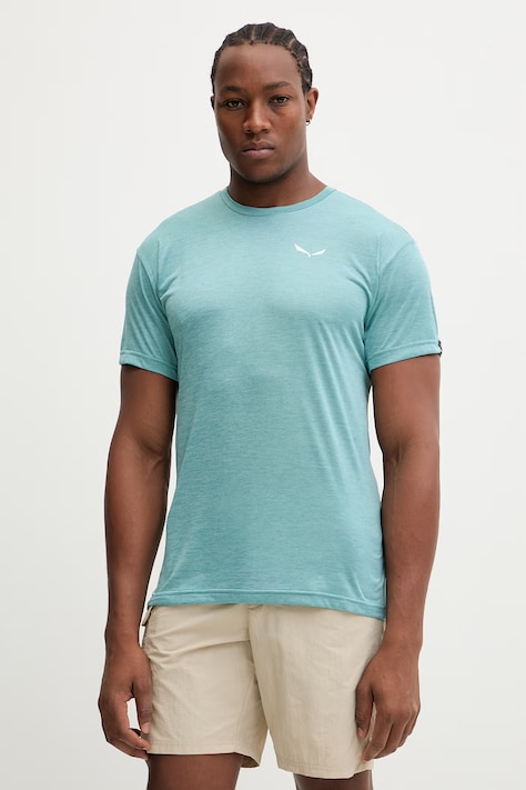 Salewa maglietta sportiva Puez Melange colore grigio 00.0000026537