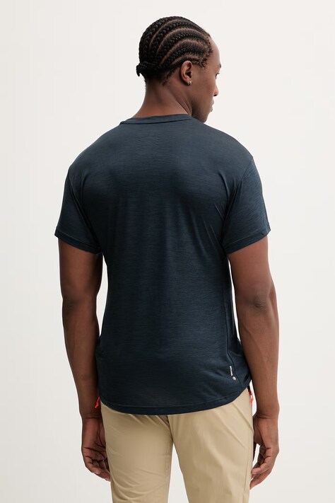 Salewa t-shirt sportowy Puez Melange kolor granatowy melanżowy 00.0000026537
