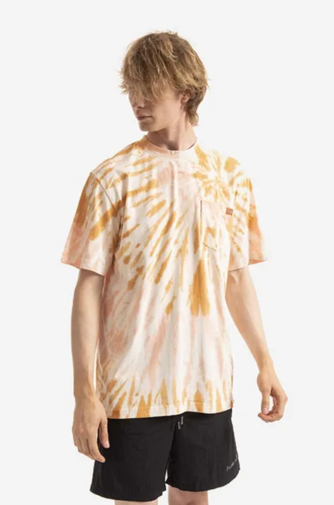 Dickies t-shirt bawełniany kolor pomarańczowy wzorzysty DK0A4XNZC38-goldenOCHR
