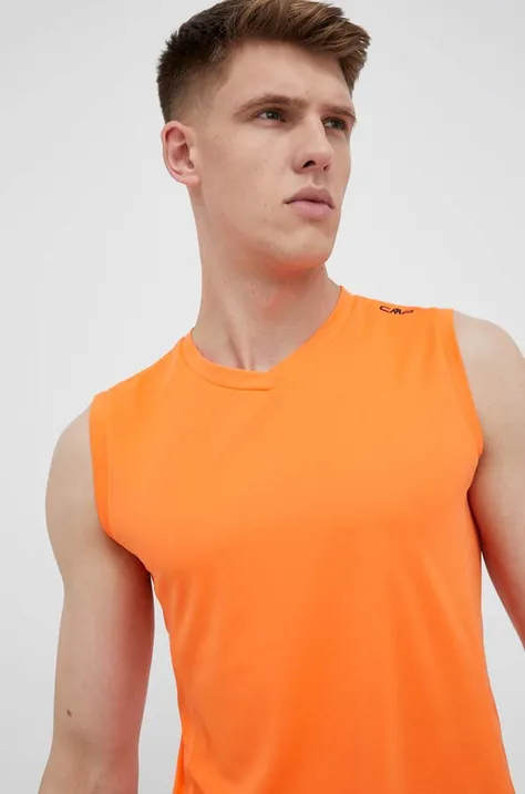 CMP t-shirt sportowy kolor pomarańczowy