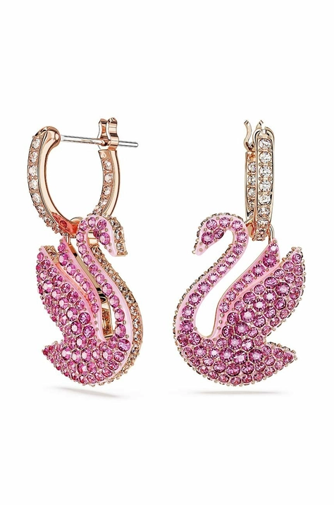 Обици Swarovski 5647544 ICONIC SWAN