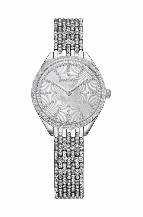 Swarovski zegarek 5644062 ATTRACT damski kolor srebrny