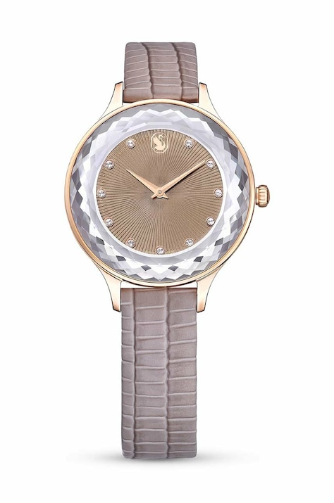 Swarovski zegarek OCTEA NOVA damski kolor brązowy