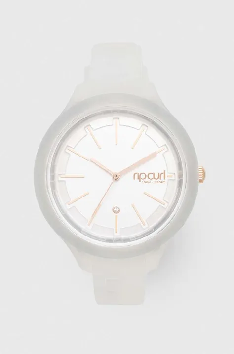 Ρολόι Rip Curl Deluxe Horizon χρώμα: άσπρο