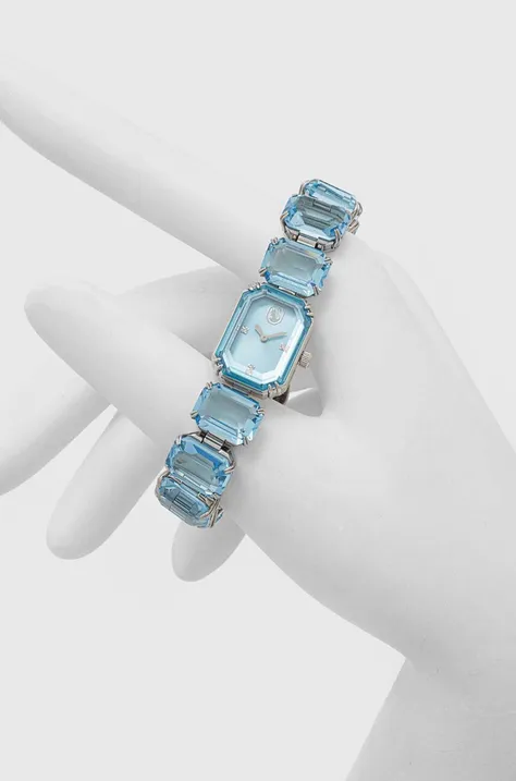 Swarovski zegarek MILLENIA damski kolor niebieski