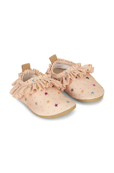 Παιδικά παπούτσια νερού Konges Sløjd χρώμα: μπεζ