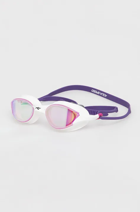 Naočale za plivanje Aqua Speed Vortex Mirror boja: ljubičasta