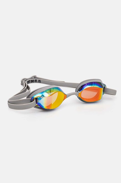 Nike Okulary pływackie Legacy kolor szary NESSD130