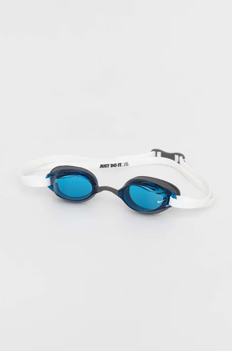 Nike okulary pływackie Legacy kolor niebieski