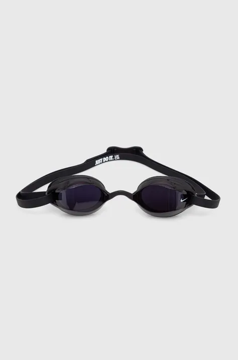 Окуляри для плавання Nike Legacy колір чорний