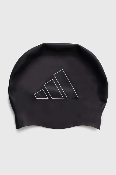 Plavalna kapa adidas Performance črna barva