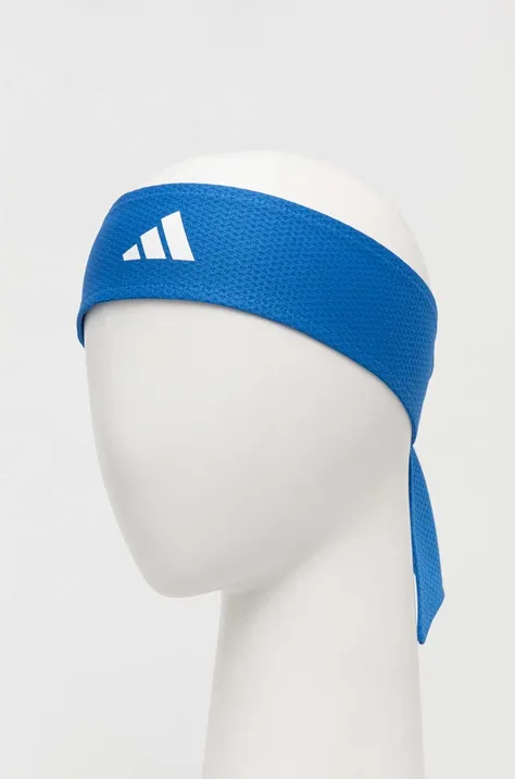 adidas Performance opaska na głowę kolor niebieski