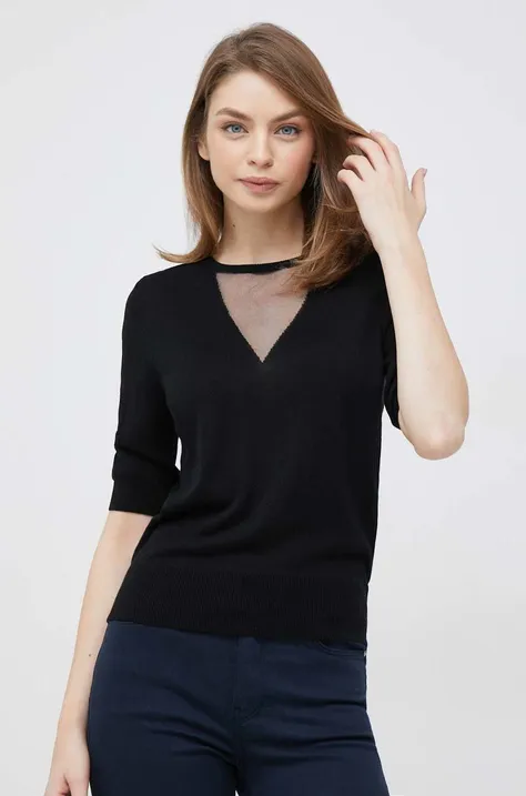 Dkny pulover femei, culoarea negru