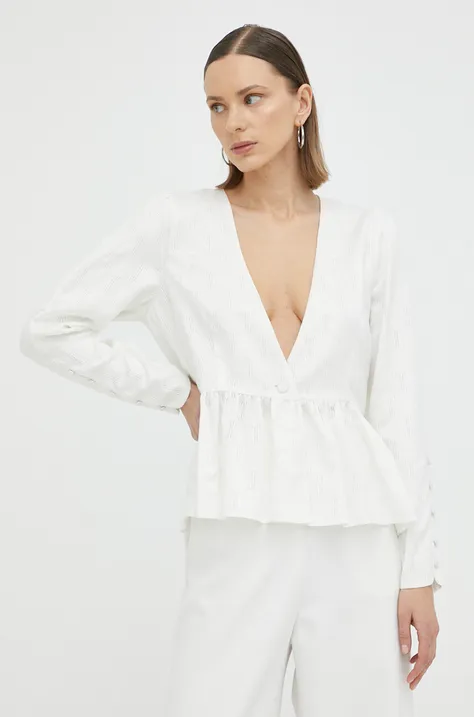 Сорочка Bruuns Bazaar Cuckoo Ingrid жіноча колір білий