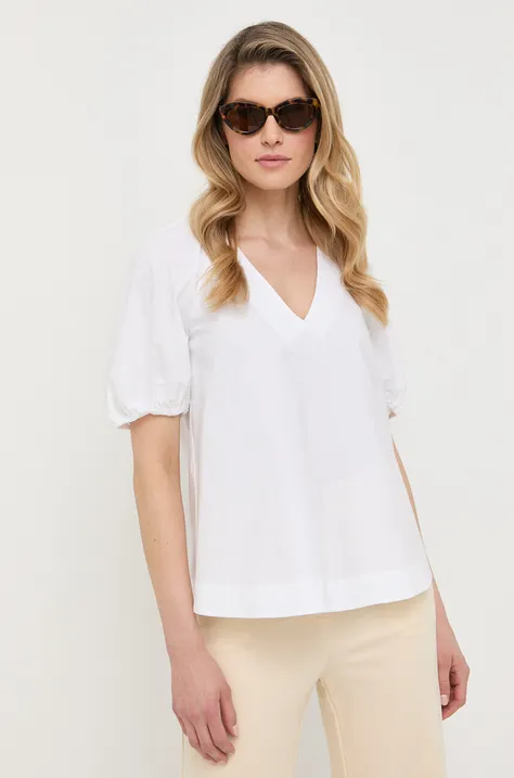 Блузка Marella жіноча колір білий однотонна
