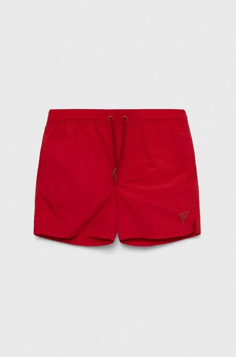 Dječje kratke hlače za kupanje Guess boja: crvena