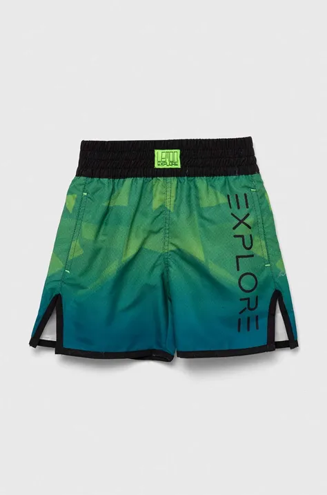 Dječje kratke hlače za kupanje Lemon Explore boja: zelena