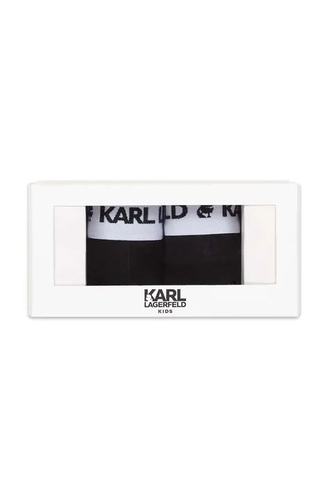 Παιδικά μποξεράκια Karl Lagerfeld 2-pack χρώμα: μαύρο