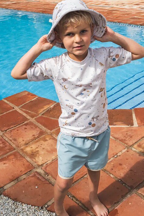 That's mine tricou de înot pentru copii SAMI culoarea bej