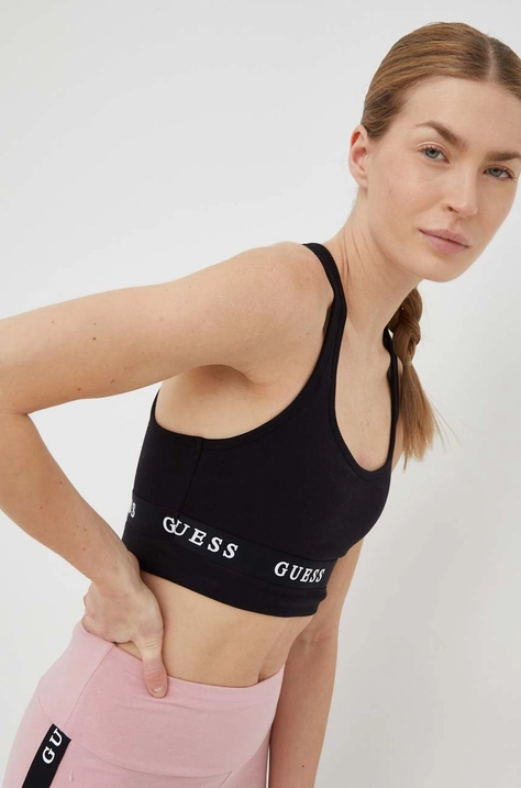 Спортивний бюстгальтер Guess колір чорний