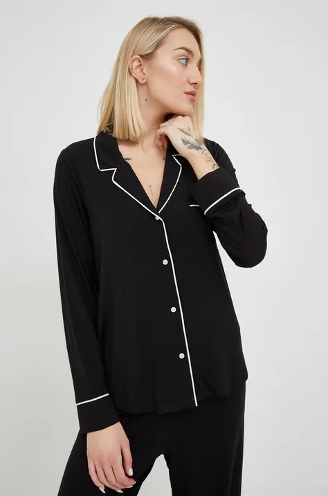 GAP koszula piżamowa damska kolor czarny