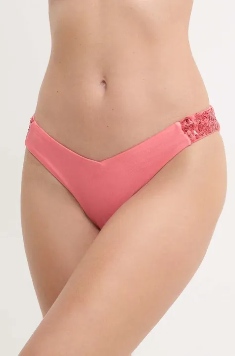 Guess brazil bikini alsó SEQUINS rózsaszín, E3GO00 KBMV0