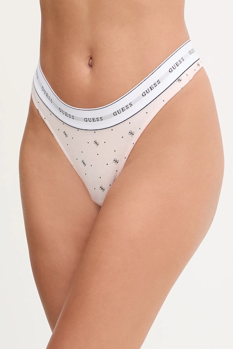 Tanga Guess CARRIE béžová barva, O97E04 KBOE1