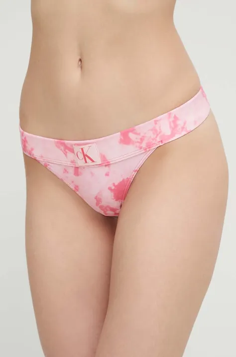 Bikini brazilian Calvin Klein χρώμα: ροζ