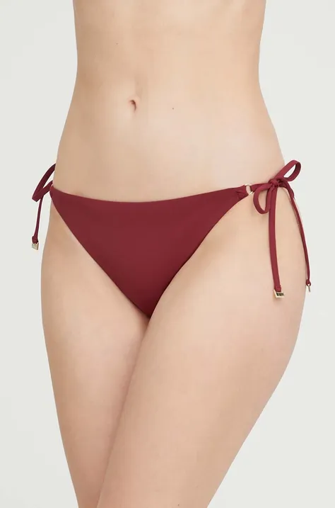 Spodnji del kopalk Calvin Klein bordo barva