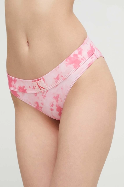 Calvin Klein chiloti de baie culoarea roz