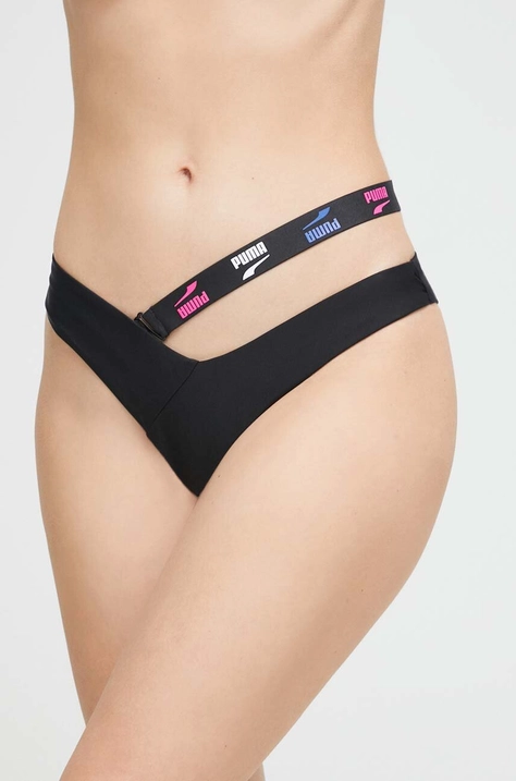 Puma chiloti de baie culoarea negru