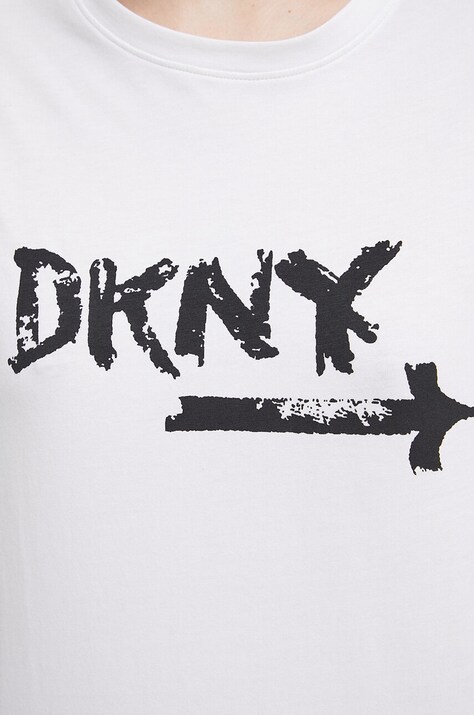 Піжамна футболка Dkny — SS23-BID0D5, білий — фото 5