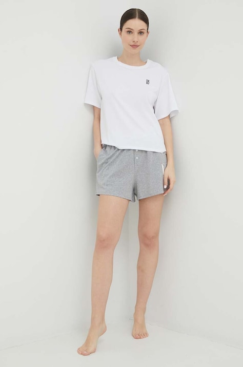 Dkny piżama damska kolor szary