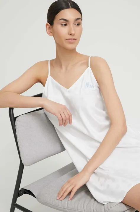 Spalna srajca Kate Spade ženska, bela barva