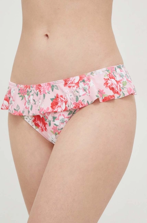 Hollister Co. chiloti de baie culoarea roz