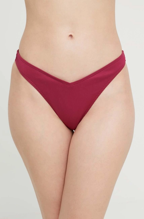 Hollister Co. bikini brazilieni culoarea bordo