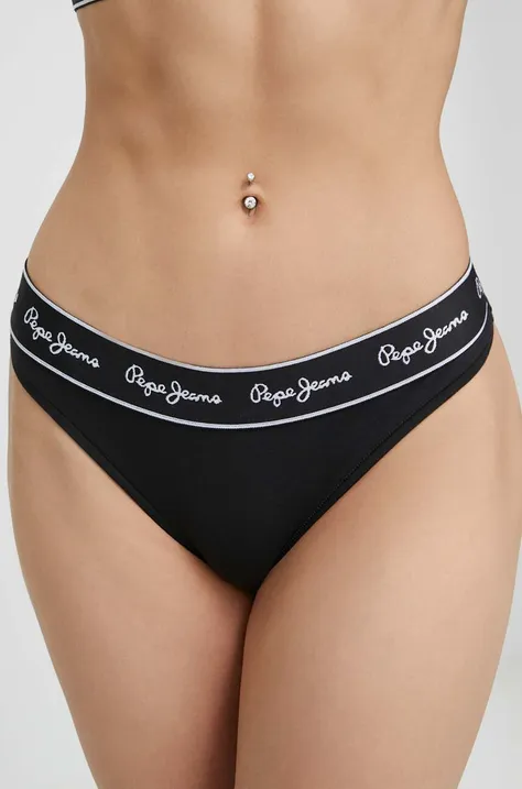 Pepe Jeans tanga culoarea negru