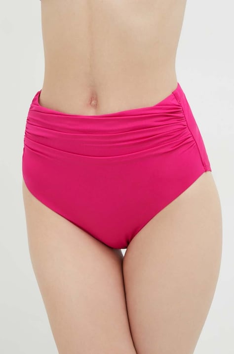 Lauren Ralph Lauren chiloti de baie culoarea violet