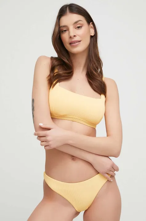 Bikini top Roxy χρώμα: κίτρινο