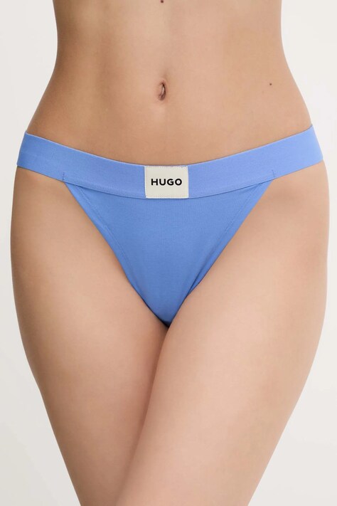 HUGO stringi kolor fioletowy 50492326
