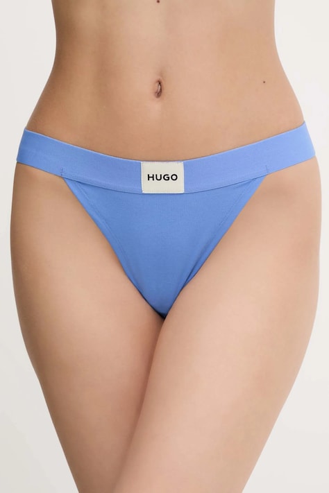 HUGO stringi kolor fioletowy 50492326