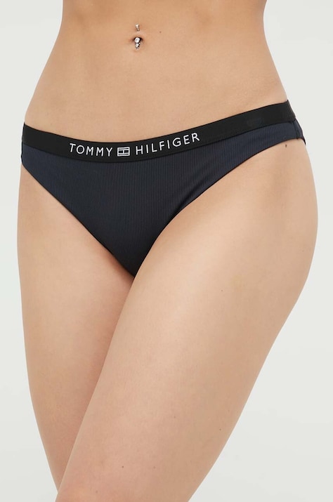 Spodnji del kopalk Tommy Hilfiger črna barva