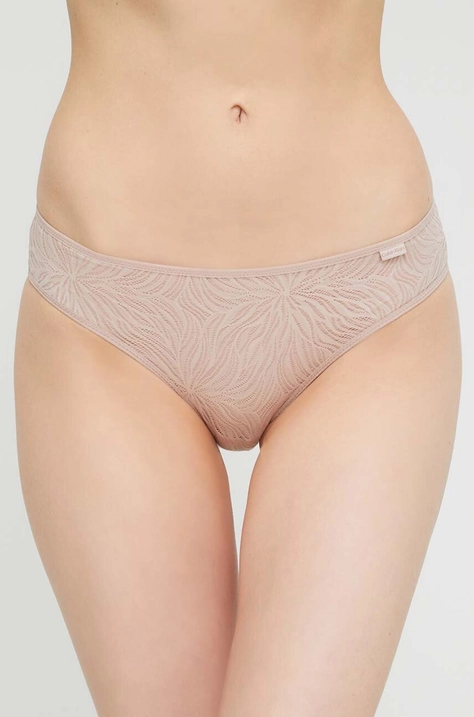 Calvin Klein Underwear figi kolor beżowy