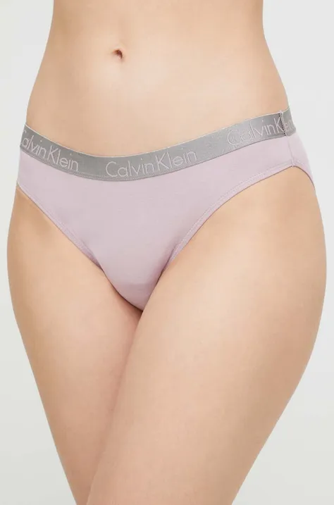 Spodnjice Calvin Klein Underwear vijolična barva