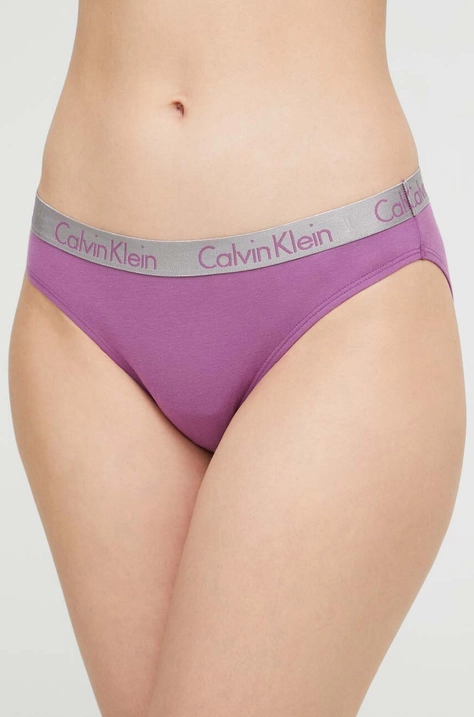 Трусы Calvin Klein Underwear цвет фиолетовый