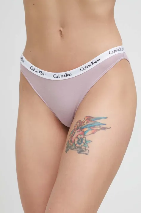 Σλιπ Calvin Klein Underwear χρώμα: μοβ