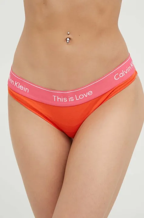 Spodnjice Calvin Klein Underwear rdeča barva