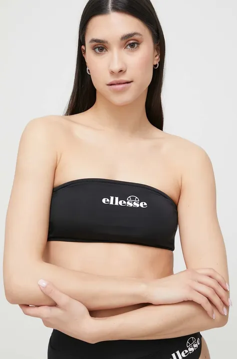 Bikini top Ellesse χρώμα: μαύρο